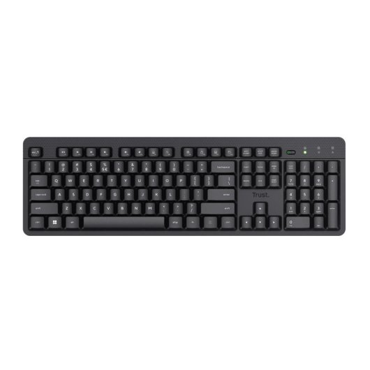 Teclado Trust Ody II membrana inalámbrico con ratón y batería AAA