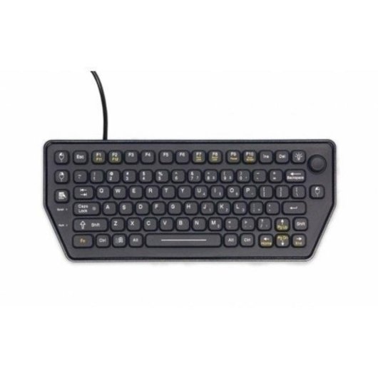 Clavier Gamber-Johnson 7300-0171 Mini filaire USB rétroéclairage rouge