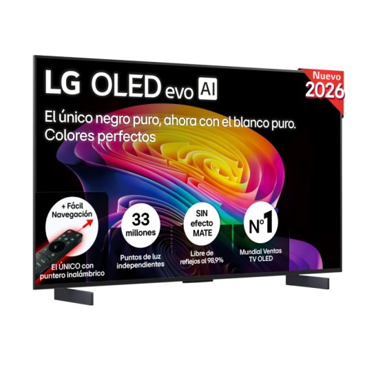 TV LG OLED evo AI OLED42C64LA 42" 4K UltraHD 120Hz Smart TV webOS HDR10 Dolby Vision