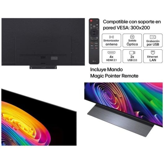 TV LG OLED evo AI OLED42C64LA 42" 4K UltraHD 120Hz Smart TV webOS HDR10 Dolby Vision