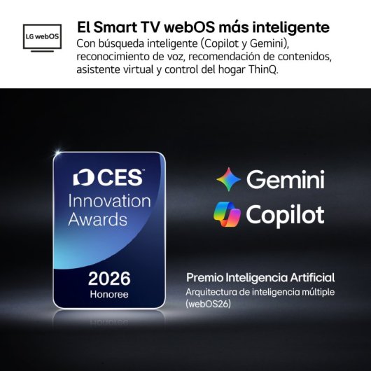 TV LG OLED evo AI OLED42C64LA 42" 4K UltraHD 120Hz Smart TV webOS HDR10 Dolby Vision