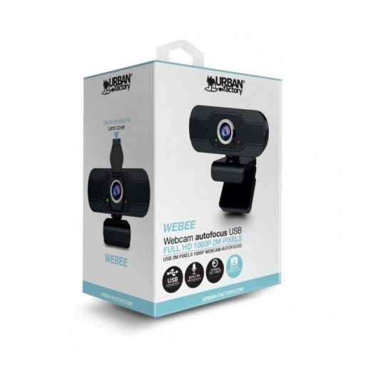 Webcam URBAN FACTORY WEBEE Full HD 1080p USB 3.2