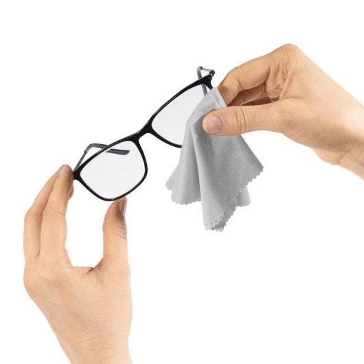 Paño de microfibra Hama Micro para limpieza de ópticas 20x20 cm gris