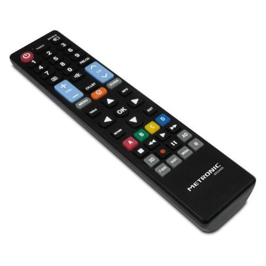 Mando a Distancia Metronic Universal TV 5 en 1 Negro