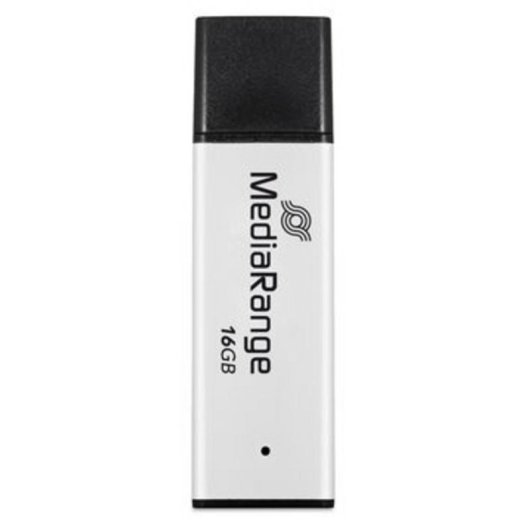 Chiavetta USB MediaRange MR1899 16GB USB 3.2 Gen 1 Nero Argento