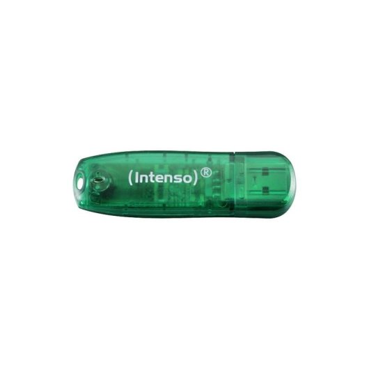 Unidad flash USB Intenso Rainbow Line 8 GB USB 2.0 Verde con tapa