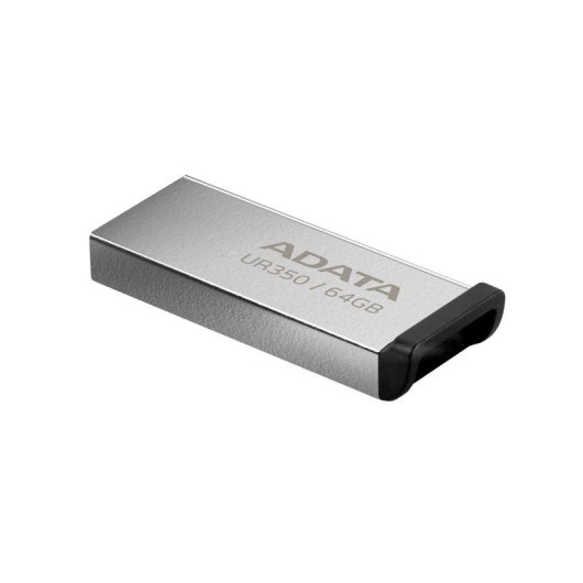 Memoria USB ADATA UR350 64 GB USB 3.2 Gen 1 Metal Negro Capless