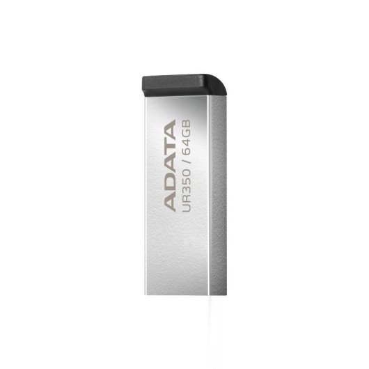 Memoria USB ADATA UR350 64 GB USB 3.2 Gen 1 Metal Negro Capless
