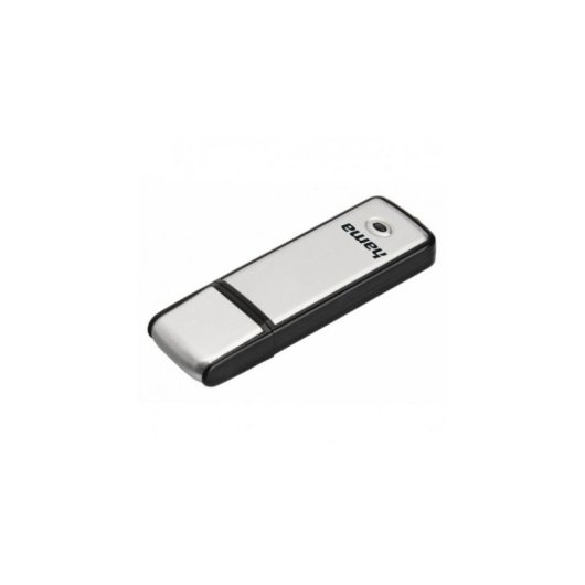 Memoria USB HAMA Fancy 128GB USB 2.0 Negro y Plata con Tapa