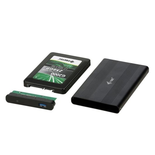 Caja PC I-Tec MySafe AluBasic 2.5" Alluminio Nero USB 3.0 Veloce
