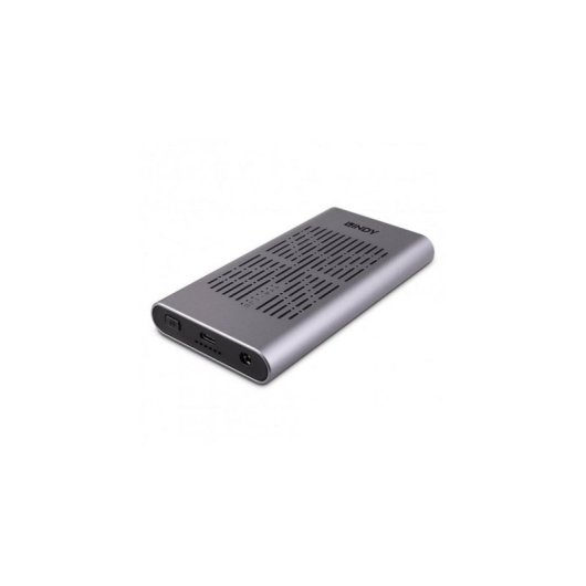 Caja PC Lindy 43382 M.2 Aluminio ABS Plata para SSD PCIe USB Type-C