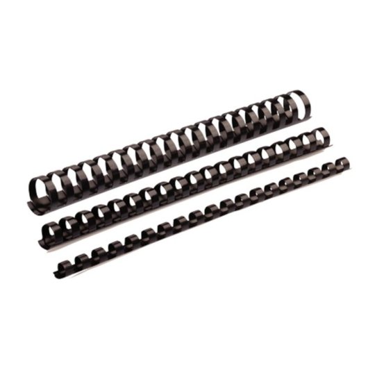 Binderinge Fellowes Pack 50 Schwarz 240 Blätter Kunststoff