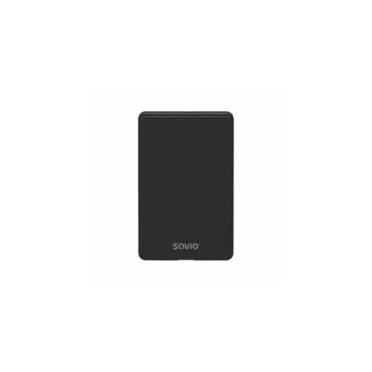 Caja PC Savio SAVAK-73 2.5" Aluminio Negro USB 2.0 Compacta Ligera