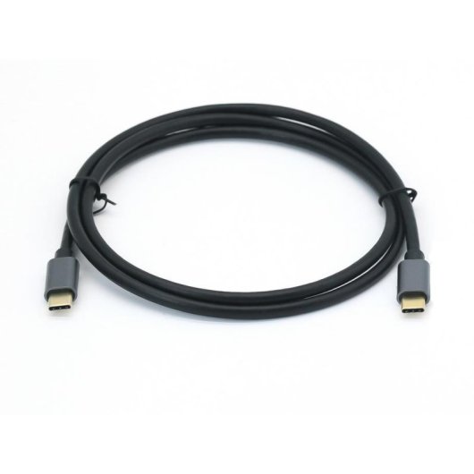 Cable USB 3.2 Gen 2 C a C Equip 1 m 10 Gbps PD 100 W Negro