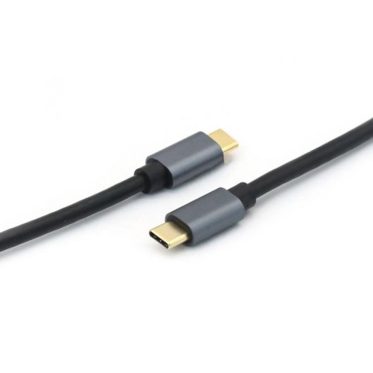 Cable USB 3.2 Gen 2 C a C Equip 1 m 10 Gbps PD 100 W Negro