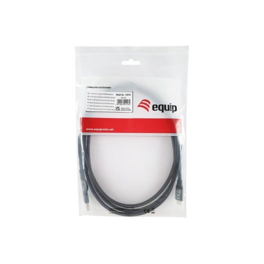 Cavo USB EQUIP 2 m USB A/USB C a USB C USB 3.2 Gen 2x2 20 Gbit/s Nero