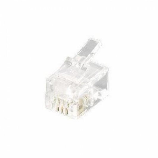 Conector RJ-11 4P4C Transparente EQUIP 121111 Kit 100 Unidades