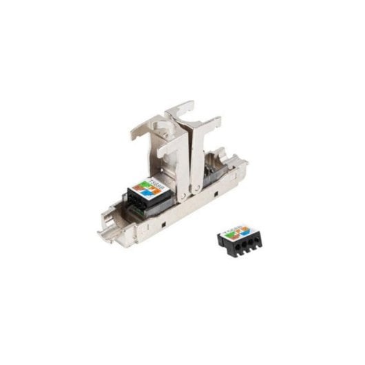 Connettore Adattatore 2x RJ45 Cat6 FTP Plug 8P8C Tool-Less Lanberg