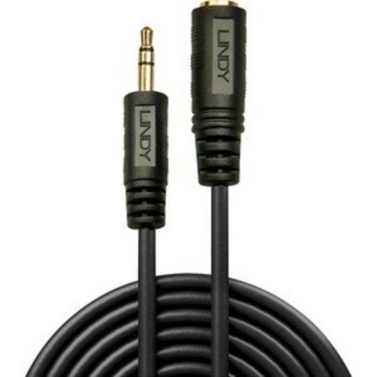 Cavo Audio Lindy 3,5mm Maschio a Femmina 10 m Nero