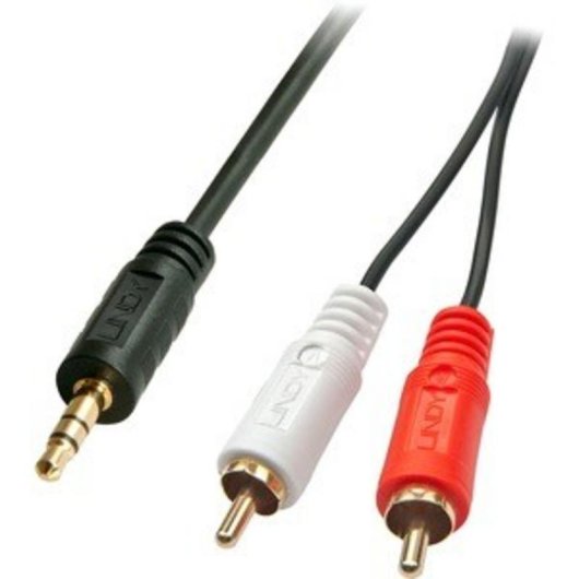 Cable Audio Lindy 35685 2x RCA Macho a 3,5mm Macho 10 m Negro