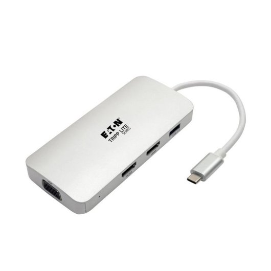 Estación de Conexión USB-C Tripp Lite U442-DOCK12-S HDMI VGA Thunderbolt 3