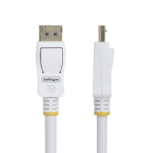 Cable DisplayPort 1.2 StarTech 1,8m Blanco Certificado VESA 4K 60Hz