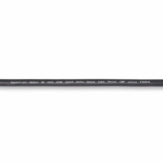 Cable HDMI 2.1 Híbrido Activo Óptico StarTech 15,2 m Plenum 48 Gbps 8K