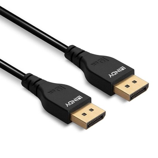 Cabo DisplayPort 1.4 Lindy 2 m Preto