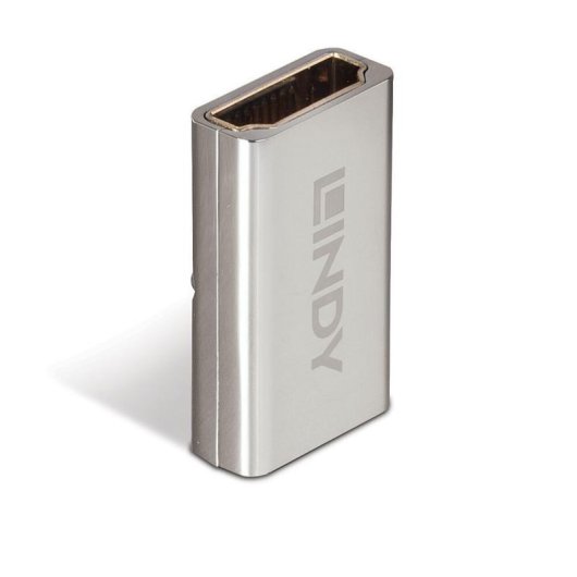 HDMI 2.1 Weiblich zu Weiblich Adapter Lindy Silber