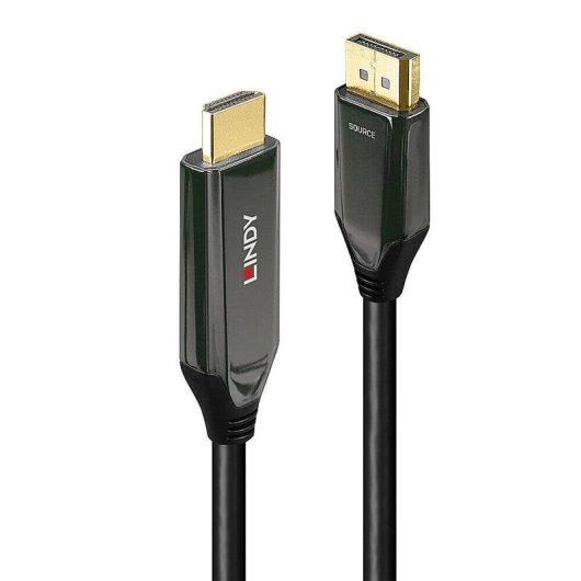 Cavo Adattatore DisplayPort verso HDMI Lindy 2 m 8K 60 Hz 48 Gbit/s