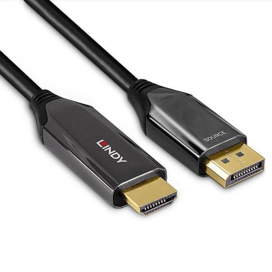 Cavo Adattatore DisplayPort verso HDMI Lindy 2 m 8K 60 Hz 48 Gbit/s