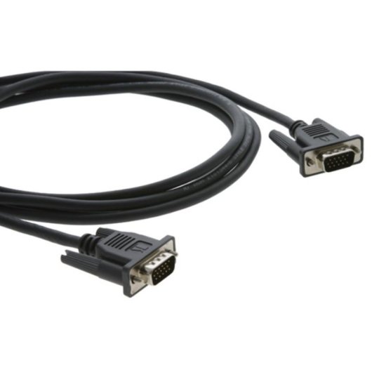 Cable VGA Kramer 3 metros Macho-Macho Negro 15 pines HD Micro