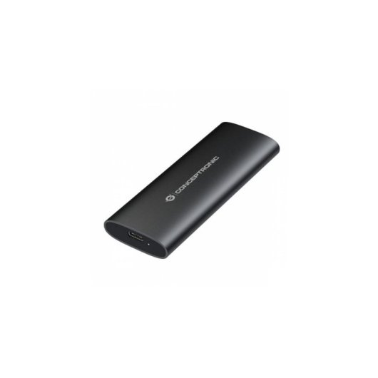 Caja PC Conceptronic StreamVault DANTE04B M.2 Aluminio Negro USB 10 Gbps