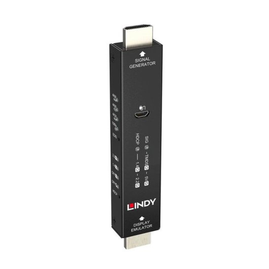 HDMI 4K60 Signalgenerator Lindy 32683 Schwarz Metall