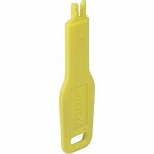 Llave de Bloqueador de Puerto RJ-45 Lindy Amarillo ABS