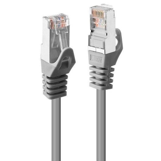 Netzwerkkabel Lindy Cat6 F/UTP 10 m Grau RJ-45
