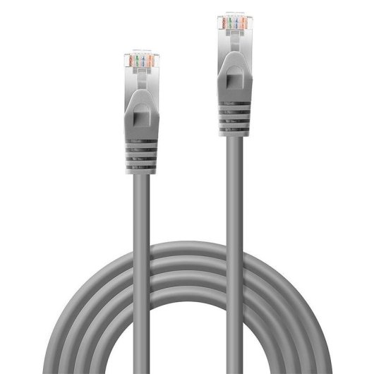 Netzwerkkabel Lindy Cat6 F/UTP 10 m Grau RJ-45