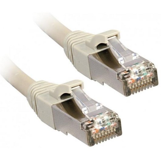 Netzwerkkabel Lindy Cat6 F/UTP 10 m Grau RJ-45