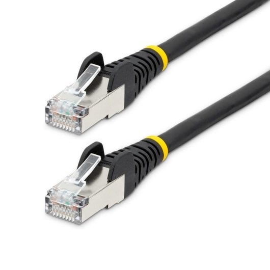 Netzwerkkabel Ethernet CAT6a StarTech.com 1,5 m Schwarz LSZH 10GbE PoE++ S/FTP