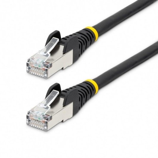 Netzwerkkabel Ethernet CAT6a StarTech.com 1,5 m Schwarz LSZH 10GbE PoE++ S/FTP