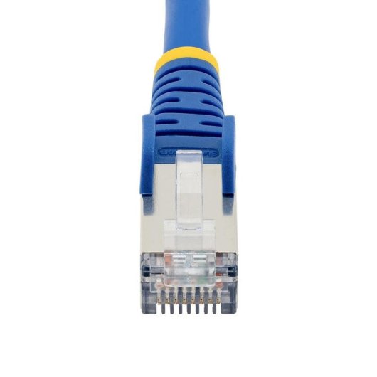 Netzwerkkabel Ethernet CAT6a StarTech.com 0,5m Blau LSZH 10GbE PoE++ 100W S/FTP