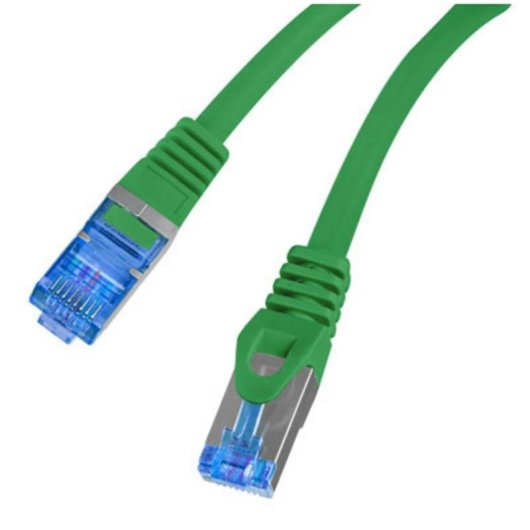 Netzwerkkabel Lanberg PCF6A-10CC Cat6a S/FTP 5 m grün