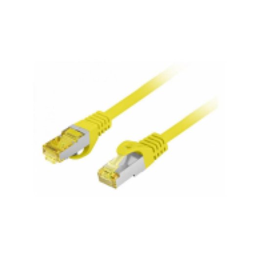 Cavo di rete Lanberg PCF6A-10CU Cat6a S/FTP 0,5 m Giallo