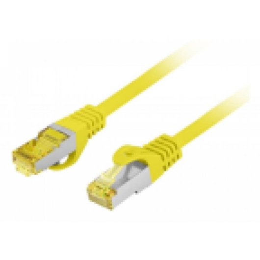 Cavo di rete Lanberg PCF6A-10CU Cat6a S/FTP 0,5 m Giallo