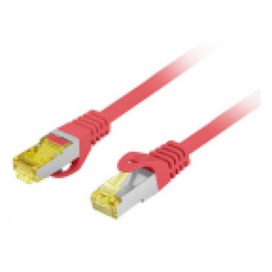 Netzwerkkabel Lanberg PCF6A-10CU Cat6a S/FTP 1,5 m Rot
