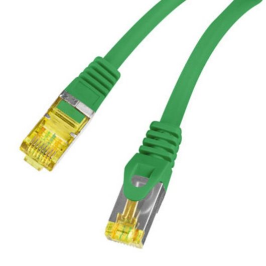 Netzwerkkabel Lanberg PCF6A-10CU Cat6a S/FTP 1 m grün