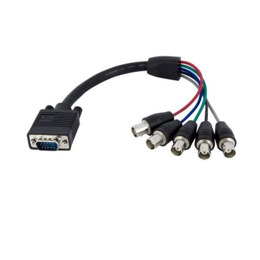 Cable Adaptador VGA HD15 a 5 BNC RGBHV StarTech.com 30 cm Macho a Hembra
