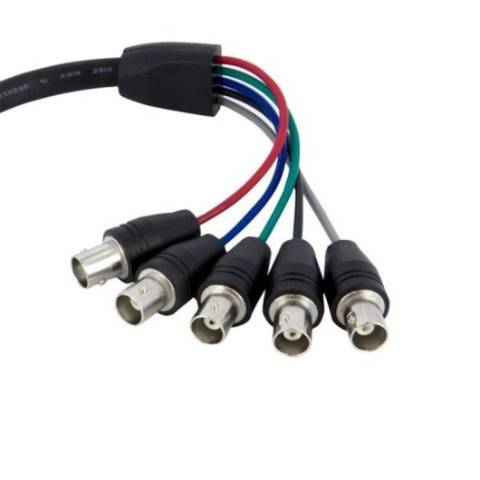 Cable Adaptador VGA HD15 a 5 BNC RGBHV StarTech.com 30 cm Macho a Hembra