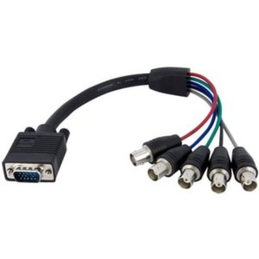 Cable Adaptador VGA HD15 a 5 BNC RGBHV StarTech.com 30 cm Macho a Hembra