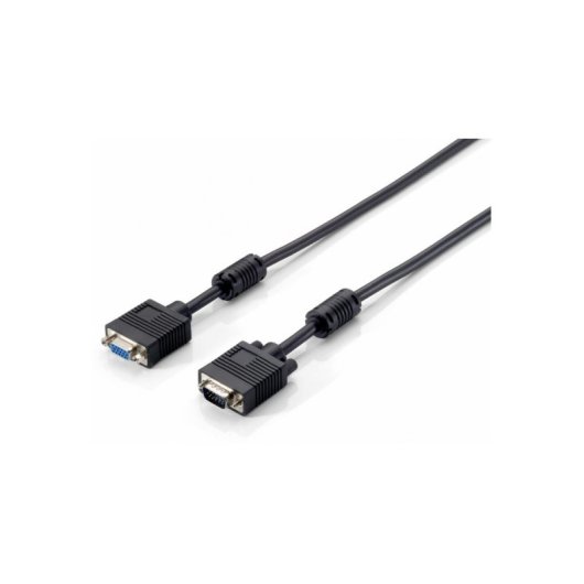 Cable VGA 3 m EQUIP Macho a Hembra Negro